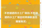 不愁销路的小工厂项目(不愁销路的小工厂项目织网袋机器在哪里购买)