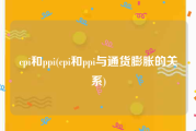 cpi和ppi(cpi和ppi与通货膨胀的关系)