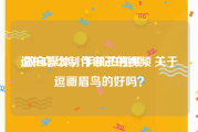 逗拍怎么制作自己的视频
:做自媒体，手机拍视频，关于逗画眉鸟的好吗？