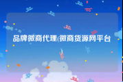 品牌微商代理(微商货源网平台)