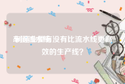车间流水线:制造业里有没有比流水线更高效的生产线？