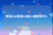 鞋码250(鞋码250和255相差多少)