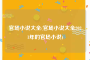 官场小说大全(官场小说大全2021年的官场小说)