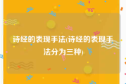诗经的表现手法(诗经的表现手法分为三种)