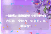 宁夏旅游宣传视频
:甘肃省、青海省、宁夏回族自治区这三个地方，你最想去哪里旅游？
