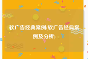 软广告经典案例(软广告经典案例及分析)