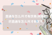直通车怎么开才有效果(阿里巴巴直通车怎么开才有效果)