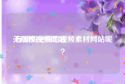 无版权视频网站:有哪些免费的视频素材网站呢？