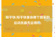 短平快(短平快是由哪个国家的运动员最先运用的)
