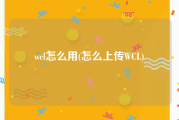 wcl怎么用(怎么上传WCL)