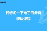 电子商务主修课程(电子商务主修课程有哪些)