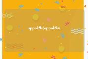 oppok9s(oppok9s)