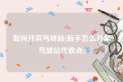 如何开菜鸟驿站(新手怎么开菜鸟驿站代收点)