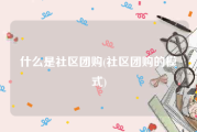 什么是社区团购(社区团购的模式)