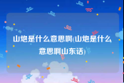 山炮是什么意思啊(山炮是什么意思啊山东话)