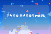 平台赚钱(网络赚钱平台有吗)