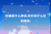 吃播靠什么挣钱(农村卖什么吃的挣钱)