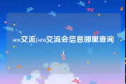 seo交流(seo交流会信息哪里查询)