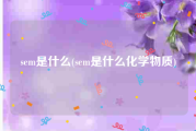 sem是什么(sem是什么化学物质)