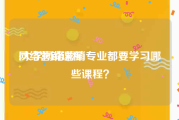 网络营销课程:大学网络营销专业都要学习哪些课程？