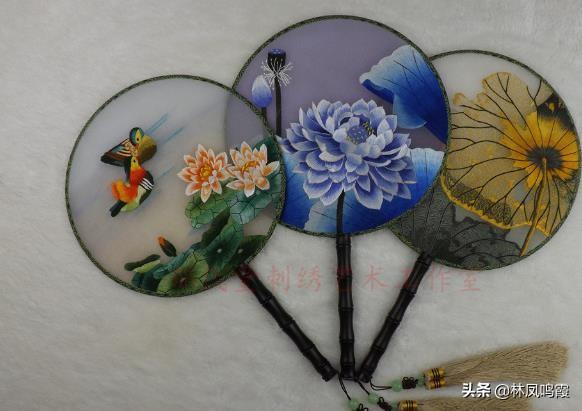 团扇制作教程视频
:手工刺绣的团扇有没有DIY制作的？怎么做？  第14张