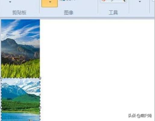 长图制作视频教程
:如何用电脑系统画图工具制作长图？  第4张