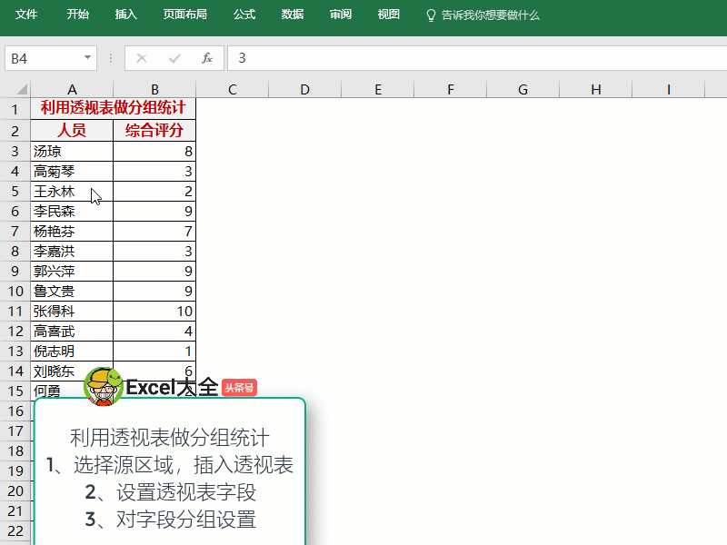 初学者做表格视频
:excel表格透视表怎么做？  第1张