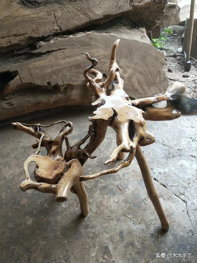根艺制作视频
:请问做根艺如何防止树根开裂？  第2张