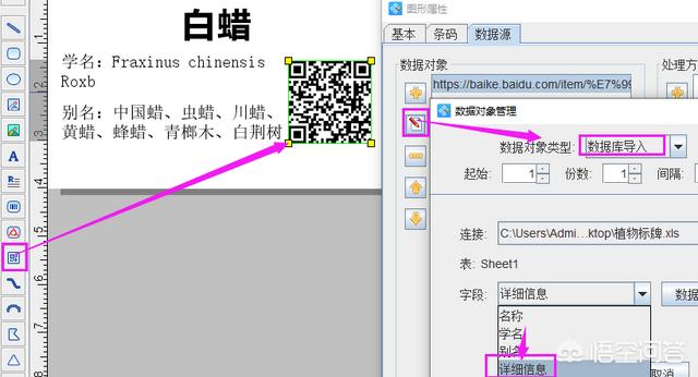 标牌制作视频
:公园里树上挂的植物标牌是怎么做的？上面还有二维码？  第5张