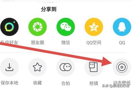 视频制作成动态壁纸
:怎么使用抖音里视频做动态壁纸？  第2张