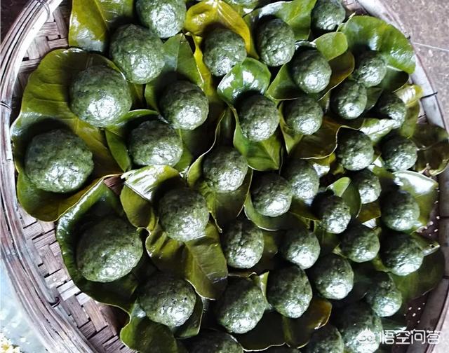 艾叶糍粑做法视频
:广西特色美食艾叶粑粑怎么做？  第1张