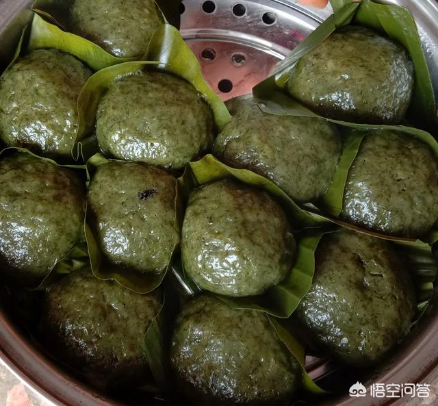 艾叶糍粑做法视频
:广西特色美食艾叶粑粑怎么做？  第13张
