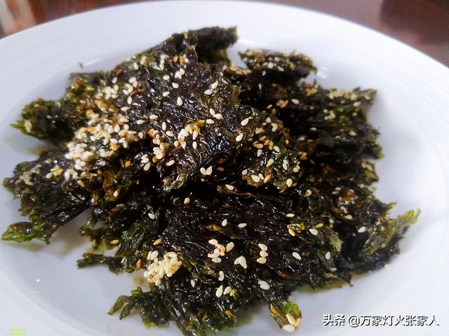 炒海苔的做法视频
:海苔脆是怎么制作的？  第9张