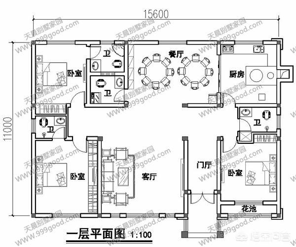 各种房屋的设计视频
:东西相距20米，南北相距10米的宅基地，一层房屋怎么设计？  第14张