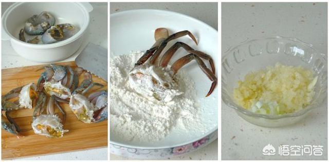 葱油面包蟹的做法视频
:冻大螃蟹怎么做才好吃？  第3张
