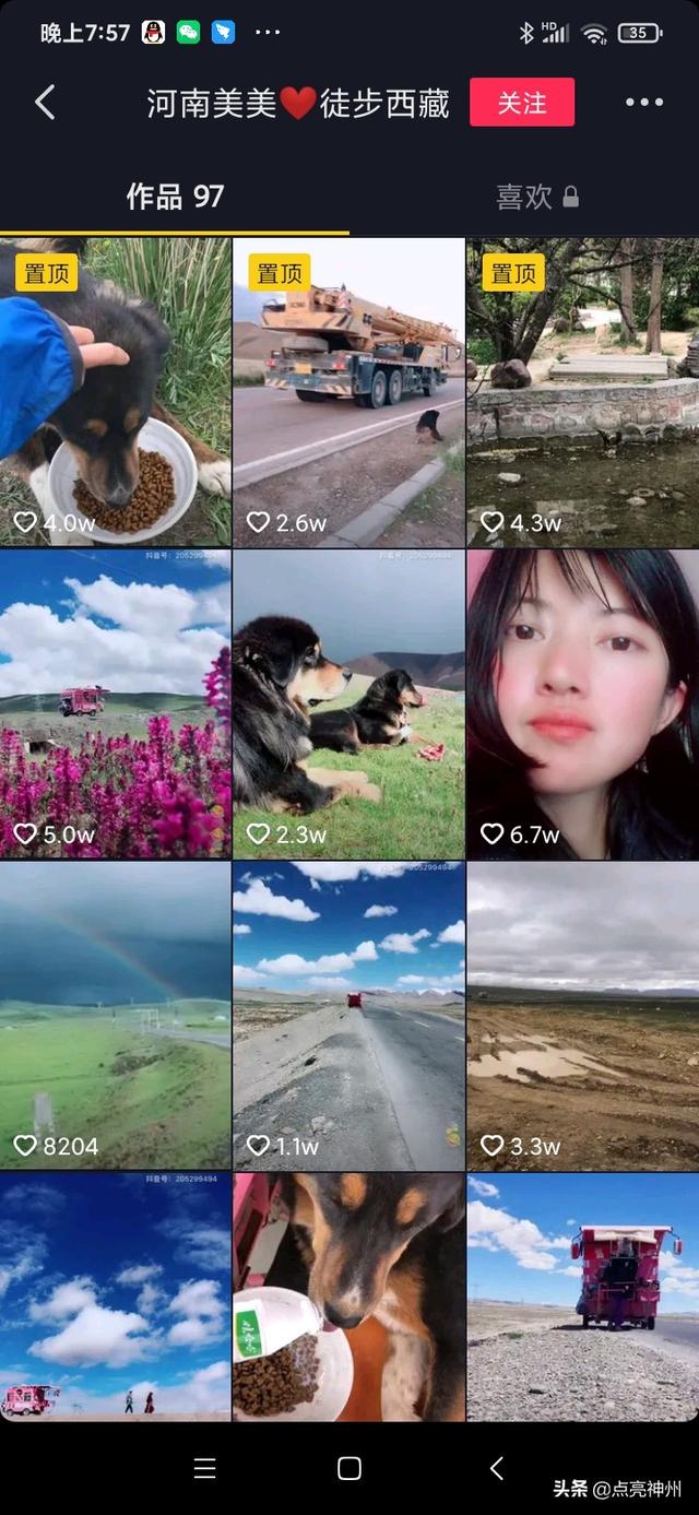 九七短视频
:河南徒步西藏美丽女孩美美到底出了什么意外而离开了我们呢？  第8张