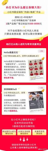 小红书怎么挣钱