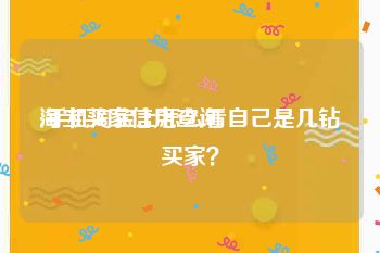 淘宝买家信用查询:手机淘宝上怎么看自己是几钻买家？