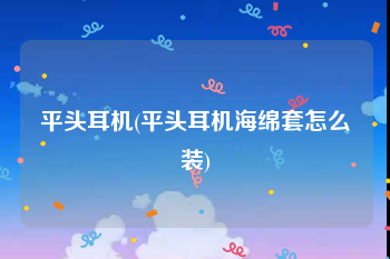 平头耳机(平头耳机海绵套怎么装)