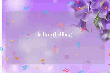 bellroy(bellboy)