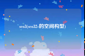 seo3(seo32-的空间构型)
