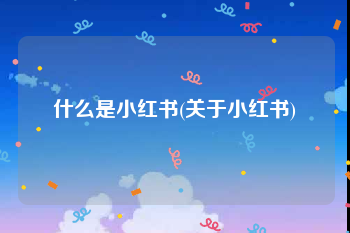 什么是小红书(关于小红书)