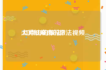 大片红烧肉的做法视频
:红烧肉的做法？