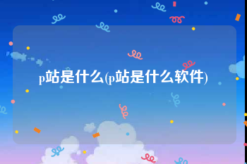 p站是什么(p站是什么软件)