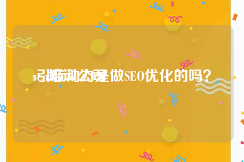 seo培训公司:引航动力是做SEO优化的吗？