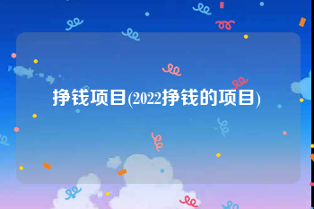 挣钱项目(2022挣钱的项目)