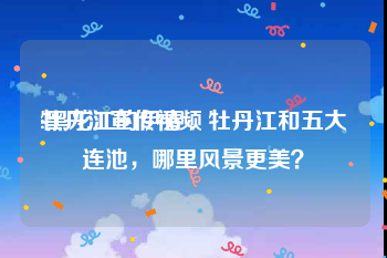 牡丹江宣传视频
:黑龙江的伊春、牡丹江和五大连池，哪里风景更美？