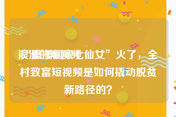 浪漫的短视频
:“浪漫侗家七仙女”火了，全村致富短视频是如何撬动脱贫新路径的？