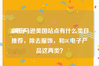 3c电子:做亚马逊美国站点有什么类目推荐，除去服饰，和3C电子产品这两类？