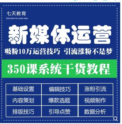 推广课程(推广课程的文案宣传主题)  第1张